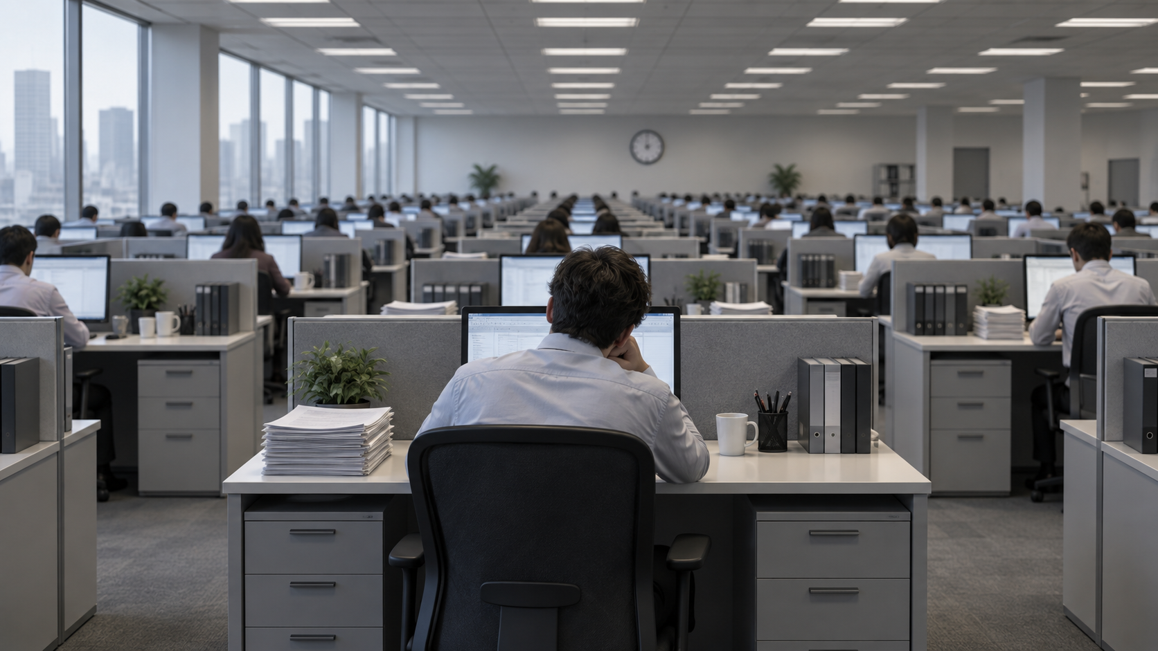 Monotonous work life hero image