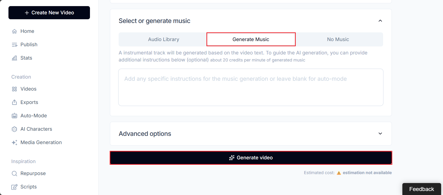 Generera musik