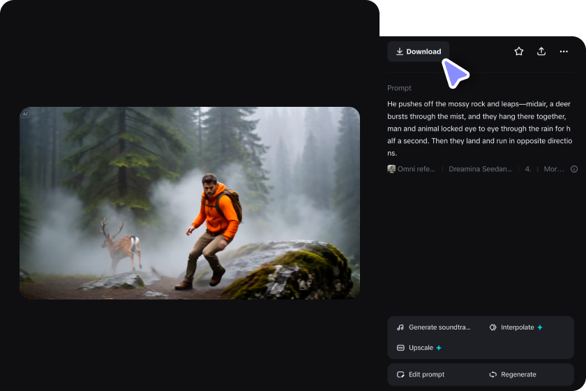 Preview and download your creation