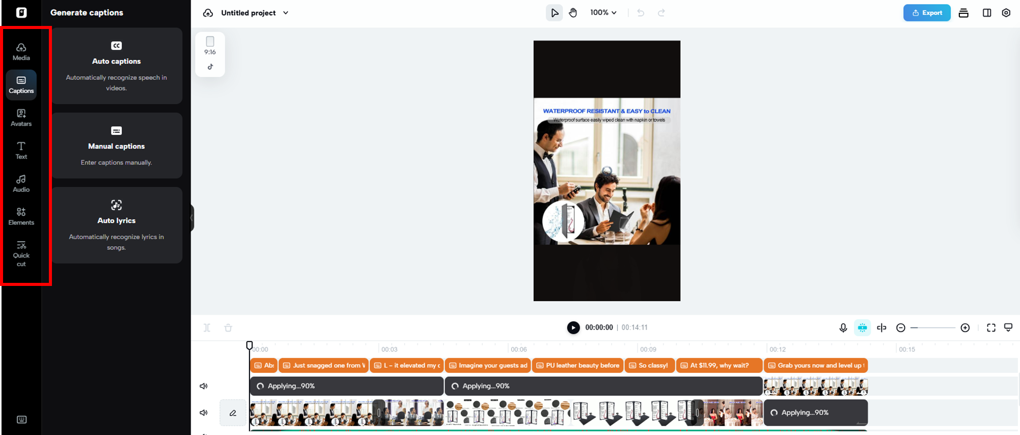 Edit and refine your video