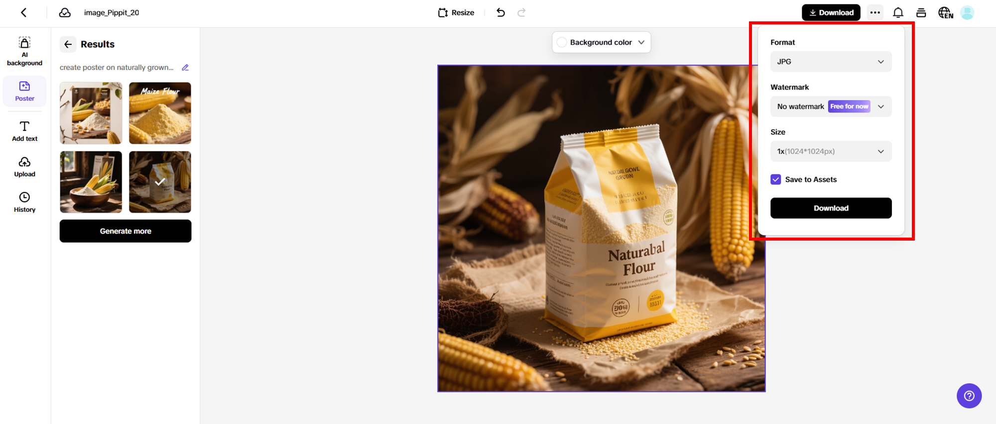 Finalize and export your draft