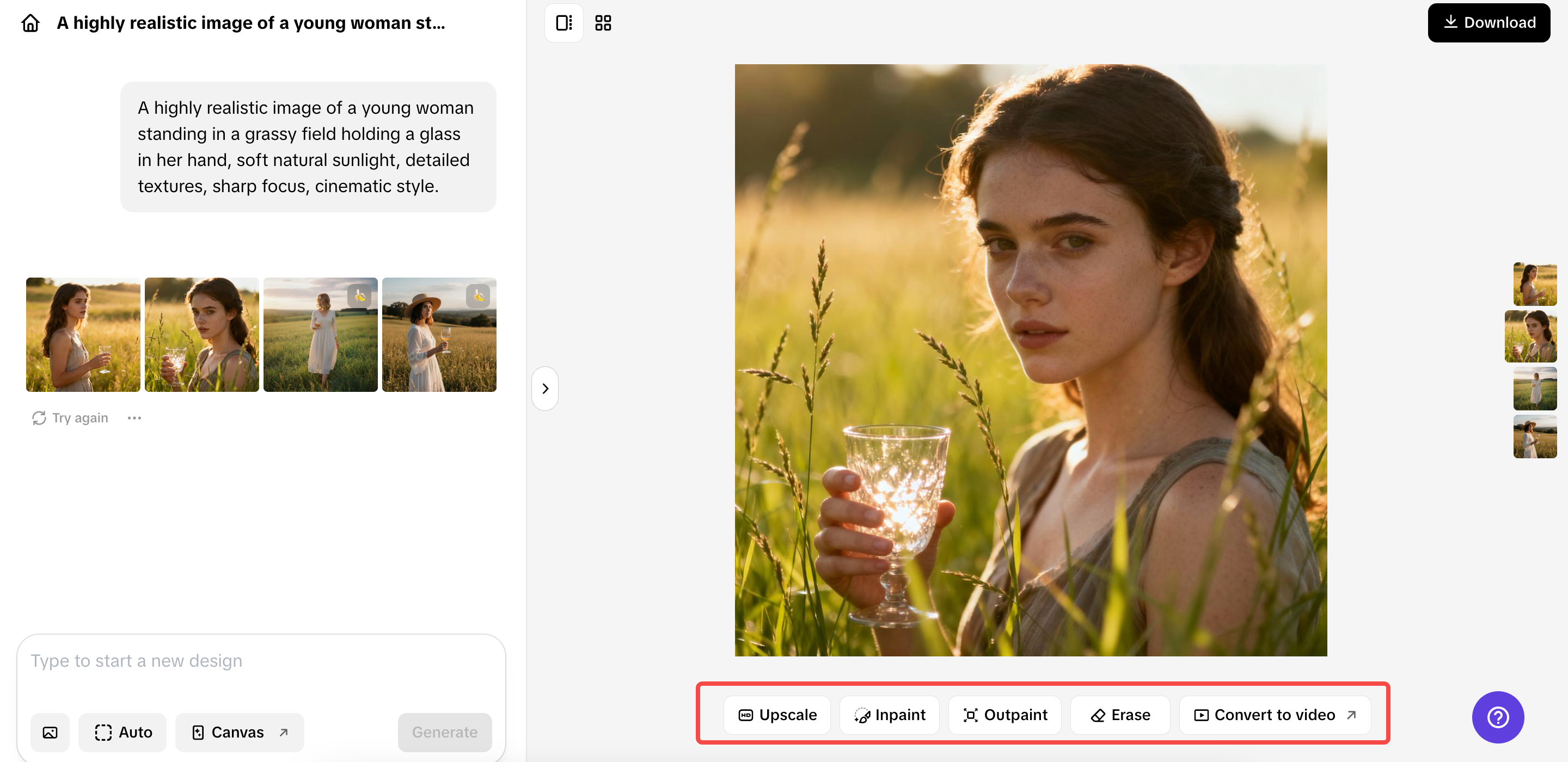 Fine-tune your AI-generative image