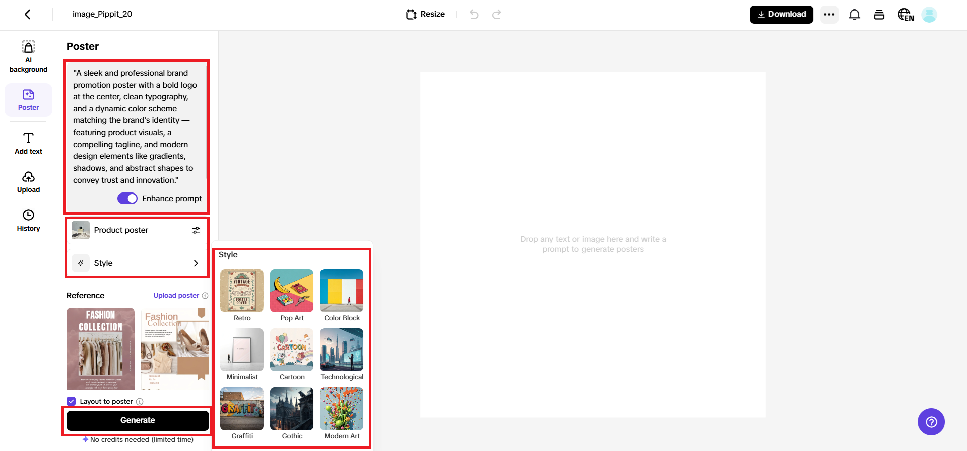 Enter your prompt and generate a design