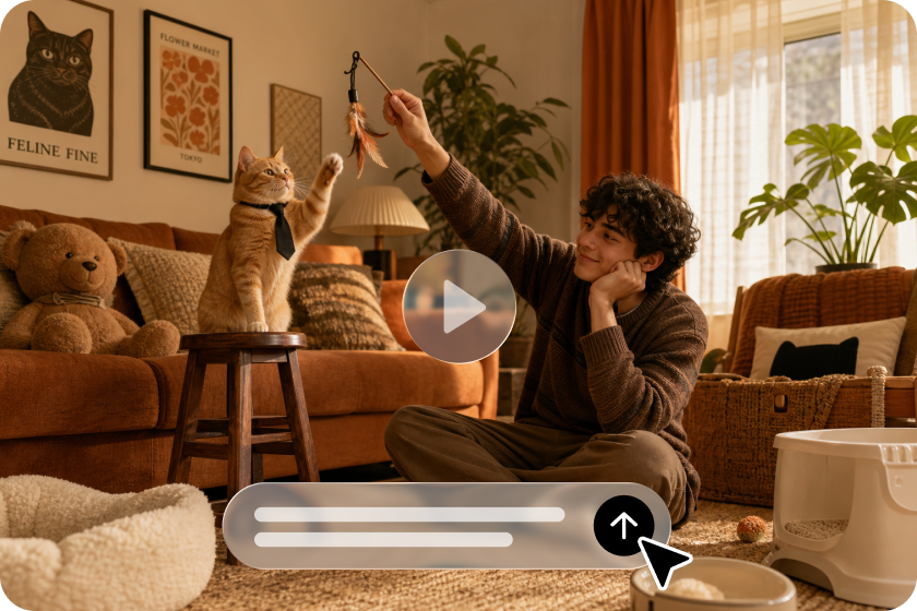 Turn ideas into cinematic AI videos