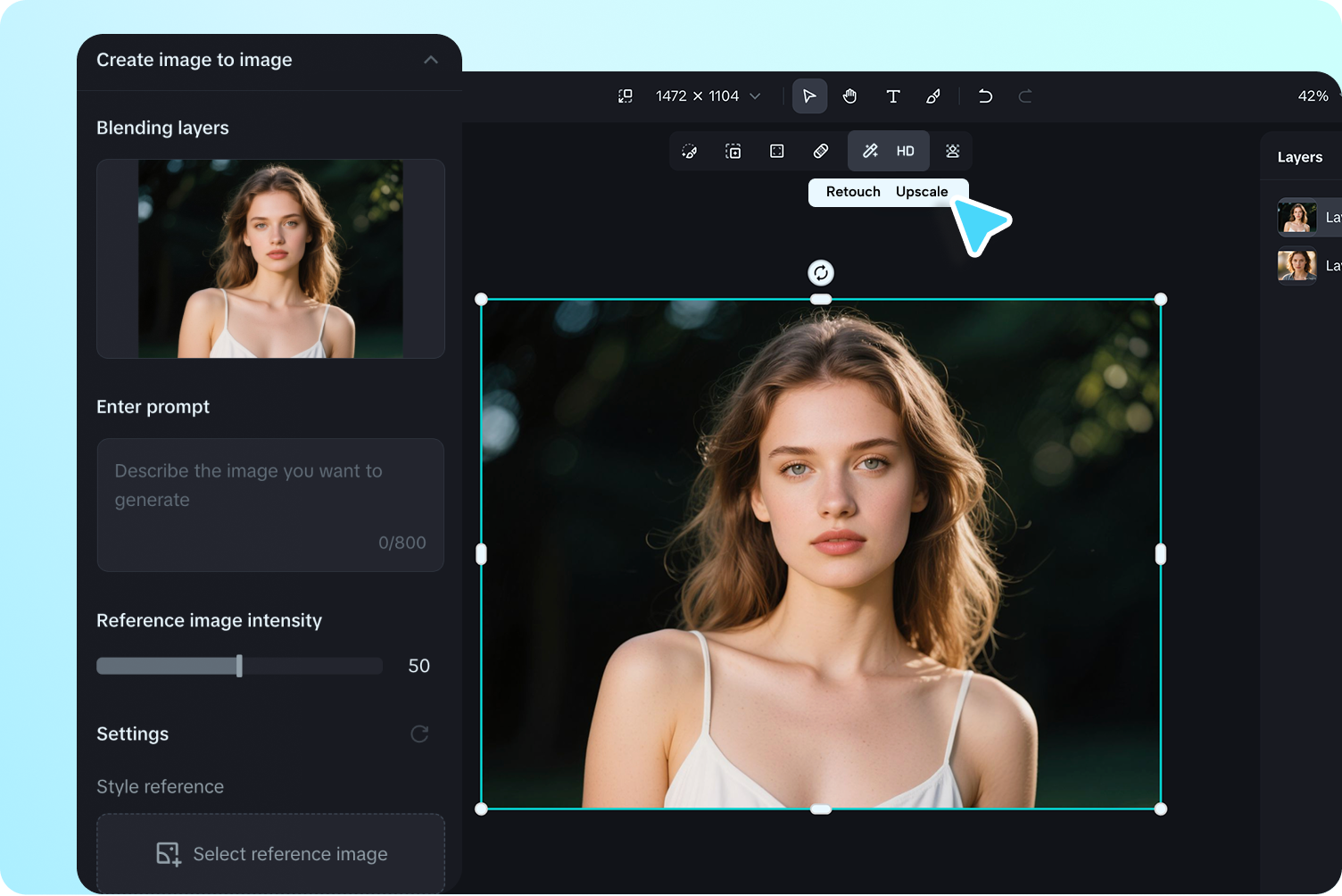 オンライン画像品質向上ツールを使用