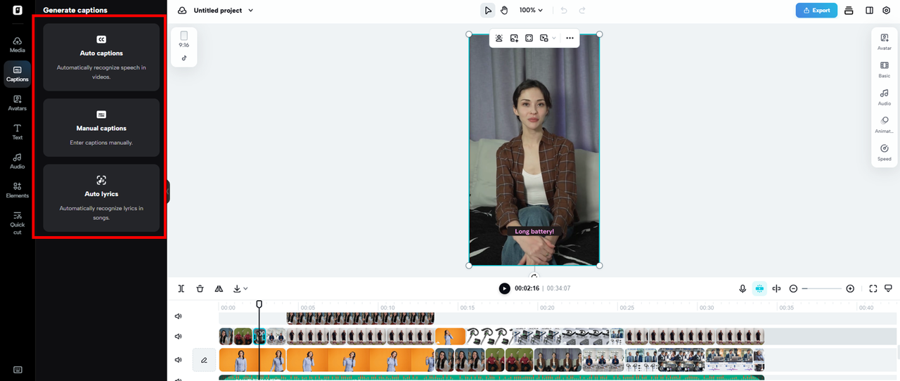 Advanced caption customization