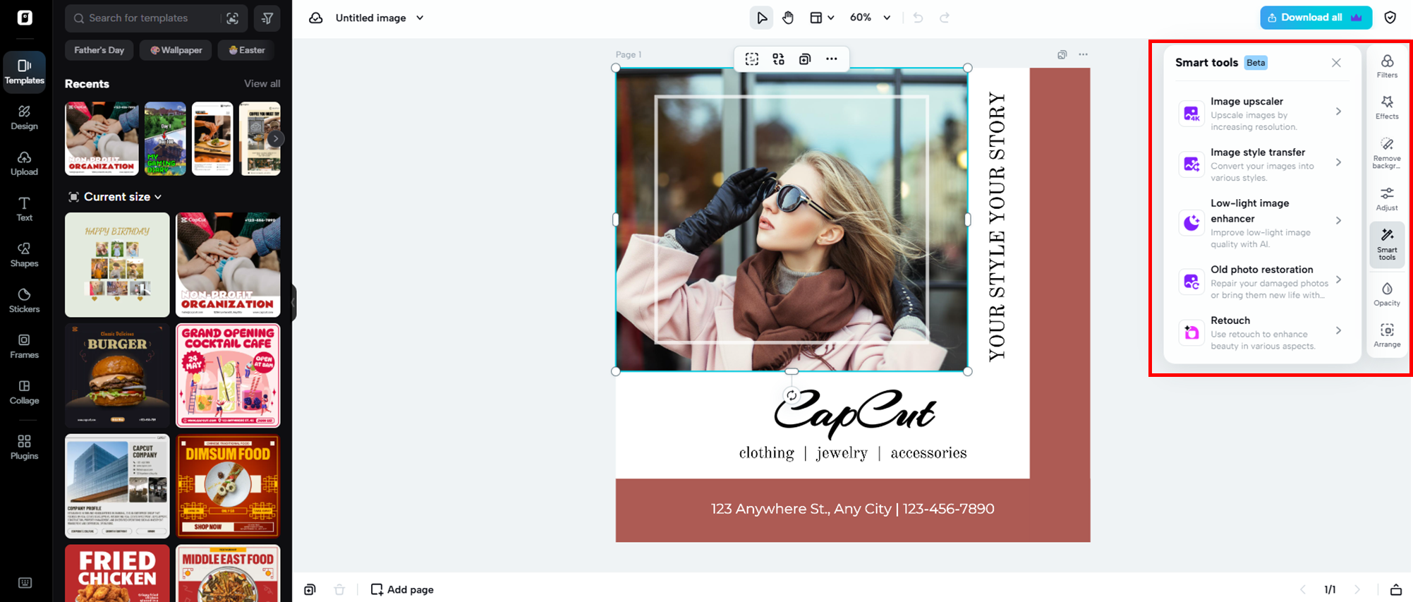 Choose and edit