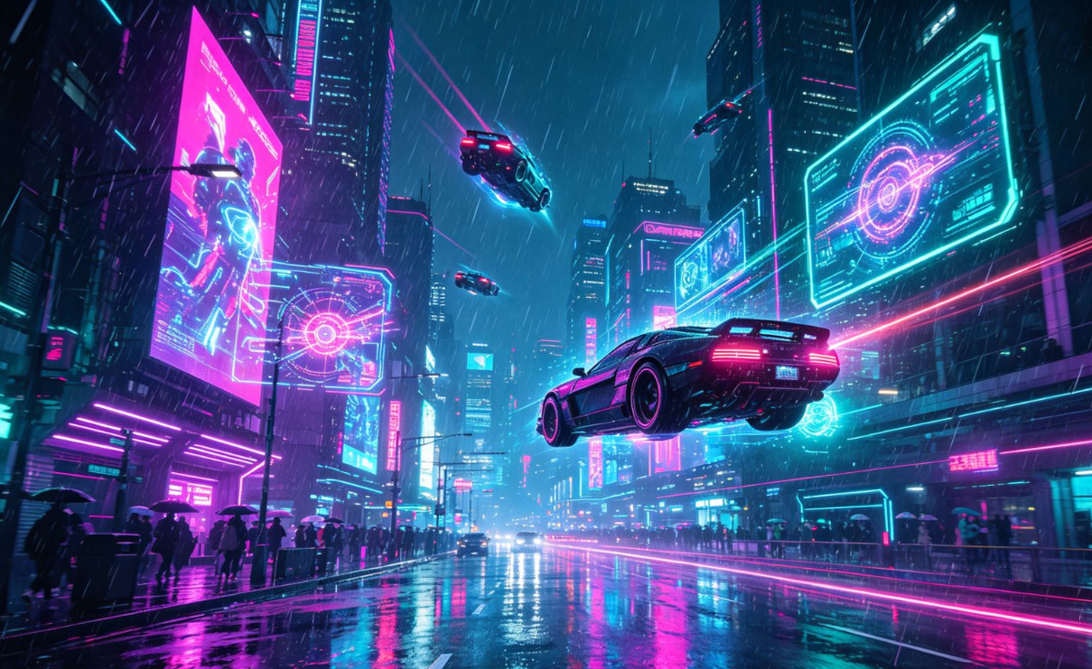 Cyberpunk sci-fi prompt