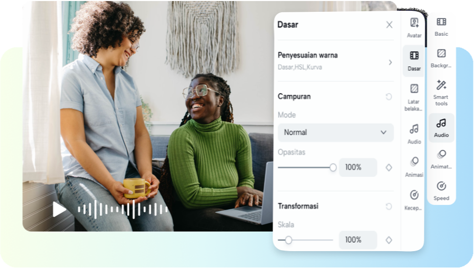 Atur Volume & Fade Audio dalam Satu Klik