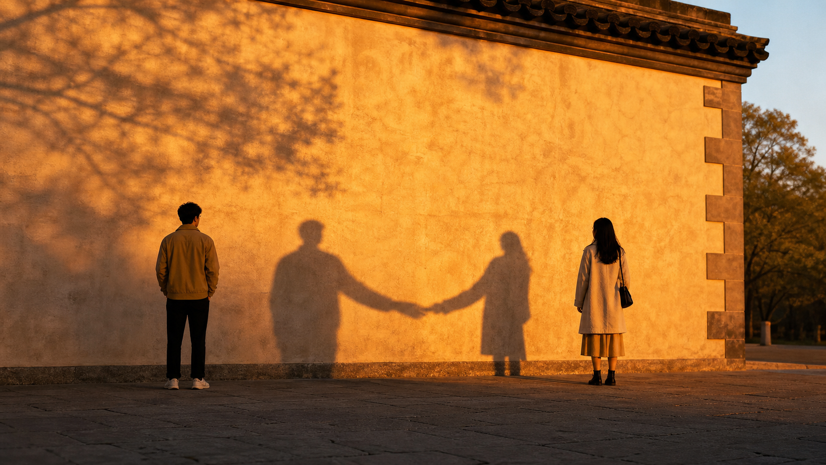 Shadow Hand-Holding AI Photo prompt result 3