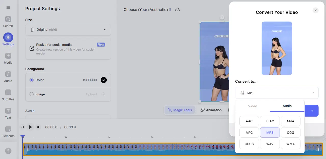 Convert to MP3