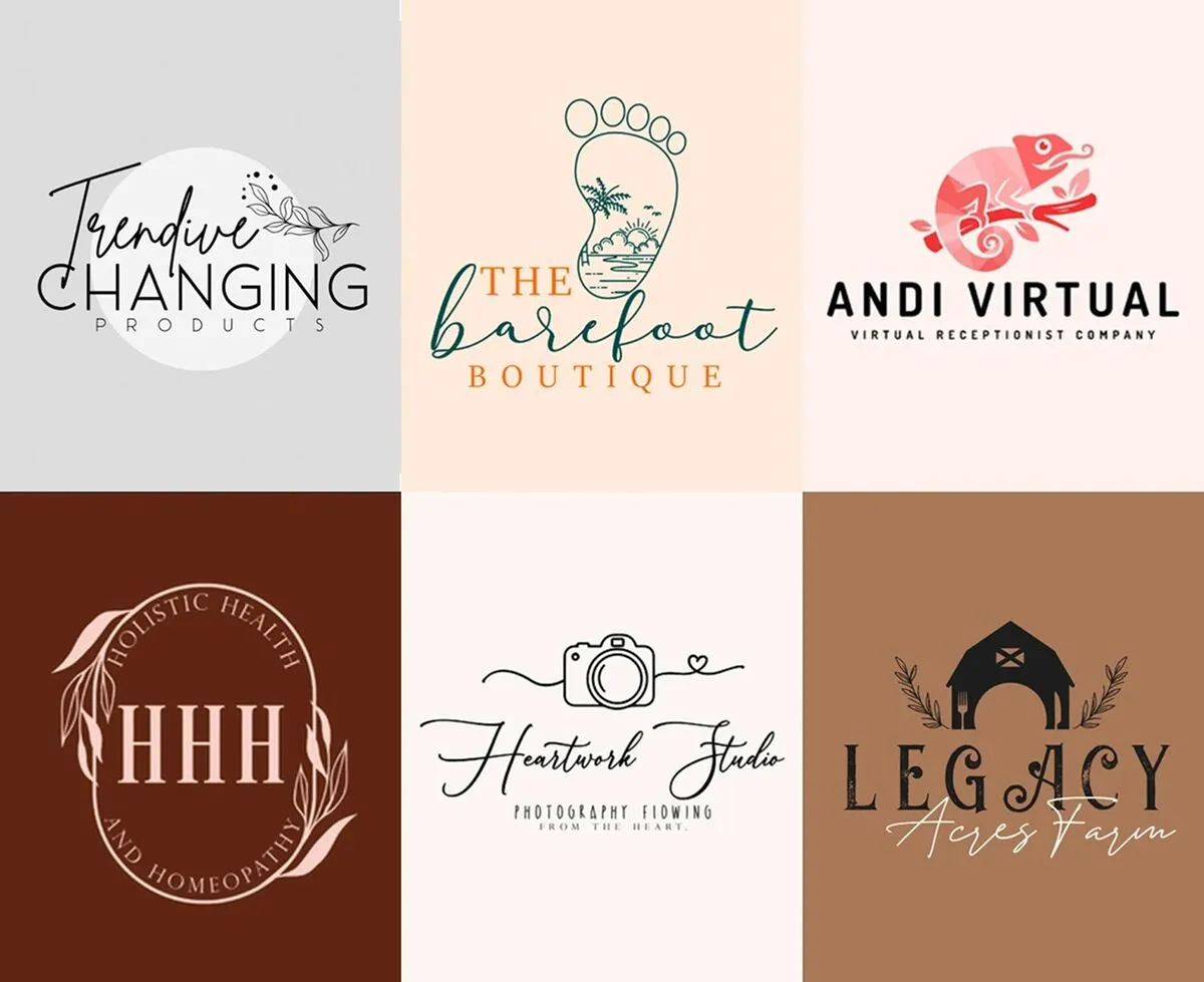 Logotipos de lojas de produtos digitais