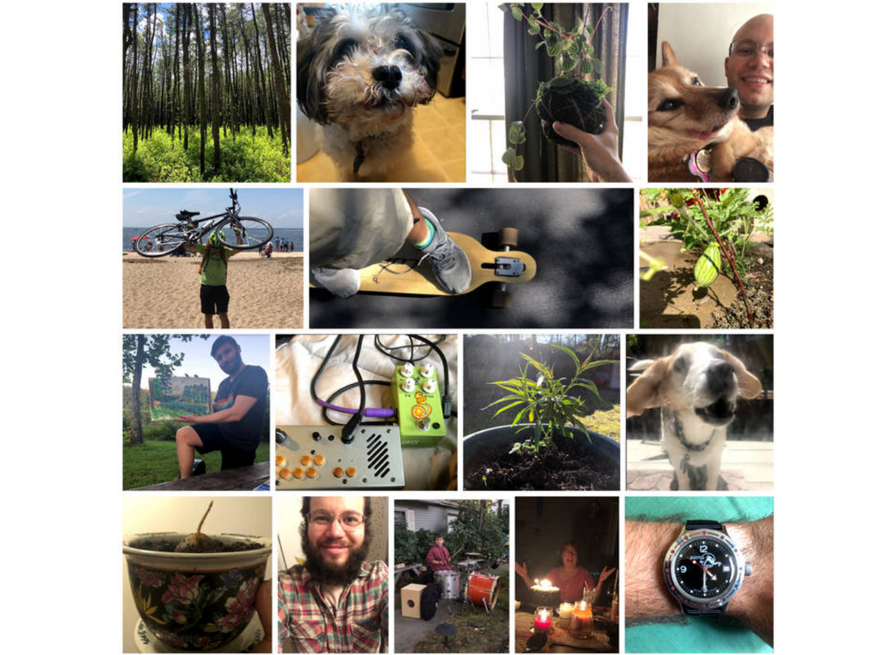 Candid everyday photos compiled from phone gallery