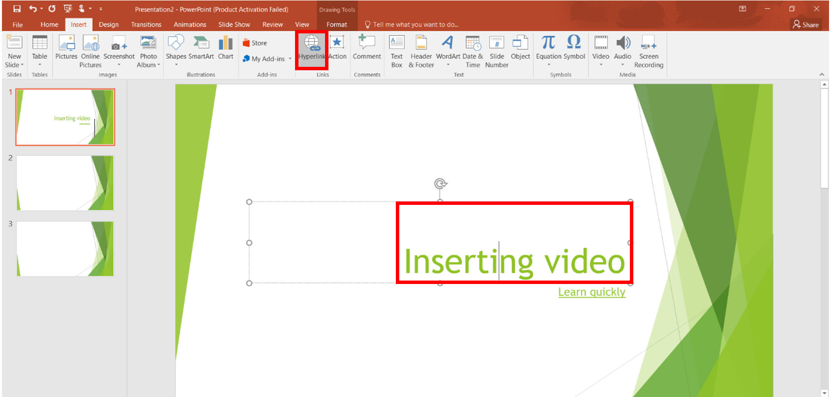 Selecciona contenido en la diapositiva.