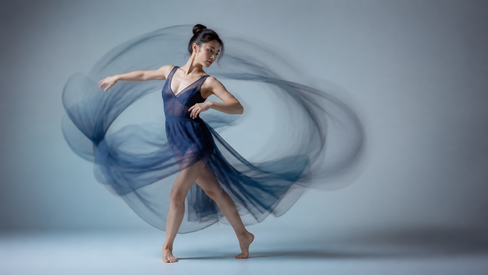 Motion Blur Portrait AI Photo Trend prompt example 3 - Motion Blur Portrait Photo Trend cinematic variation