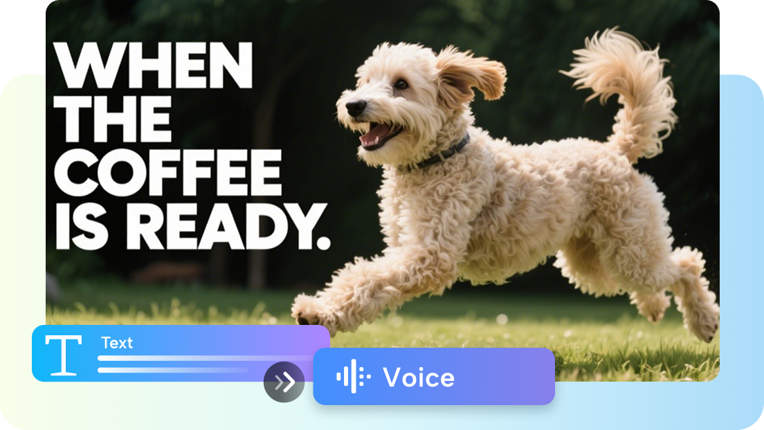 Voice and script option in AI talking photo