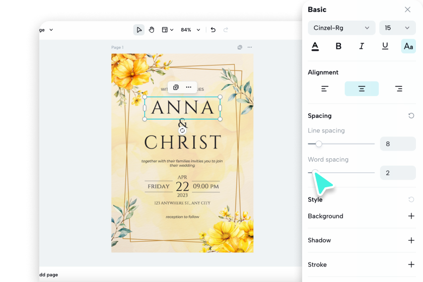 Välj en mall och anpassa dina uppgifter