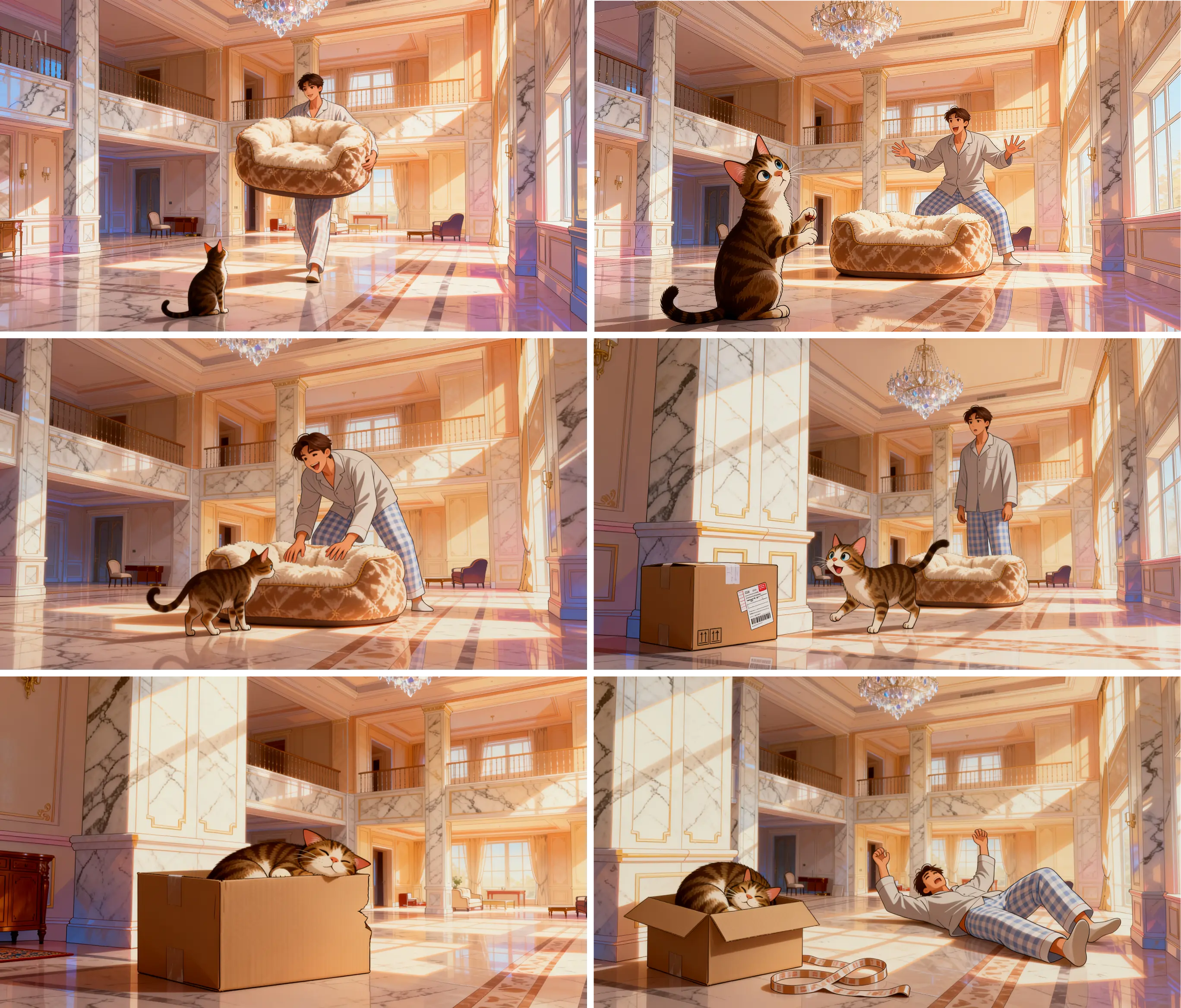 Multi-Bild-Kompositions-Showcase - Sequenzielle Kunst in Dreamina