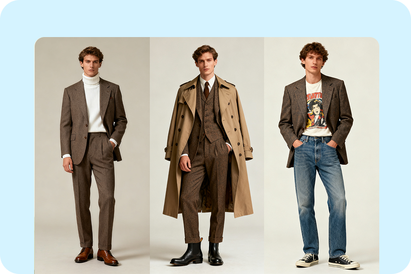 Persoonlijke stijlexperimenten.