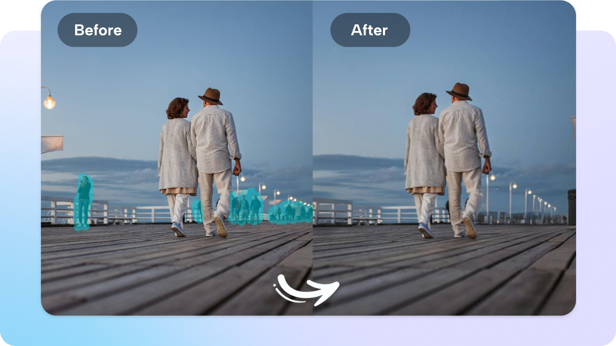 การลบวัตถุด้วย AI ในCapCut