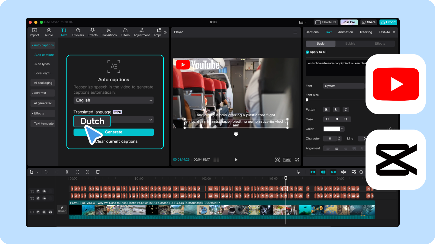 Translate YouTube Video with AI Tools