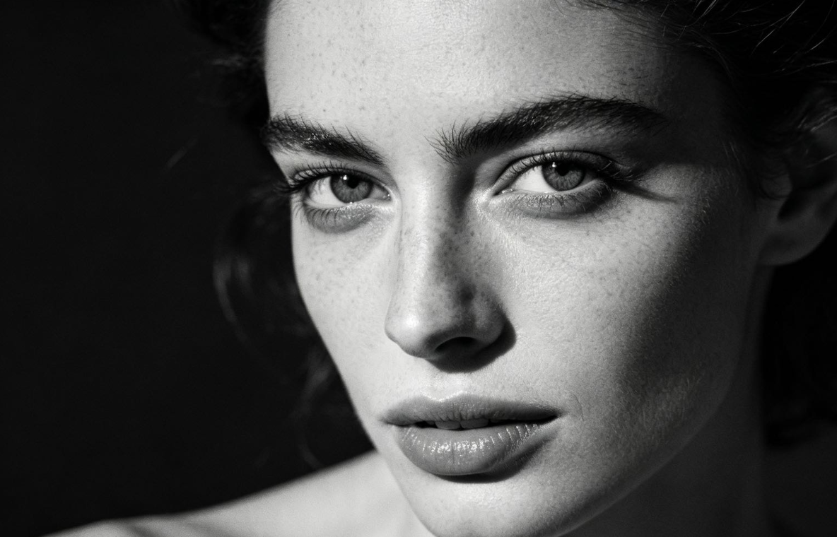 Black and white portrait 