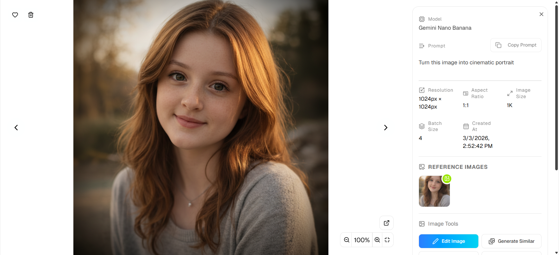Create cinematic portraits with PhotoGPT AI