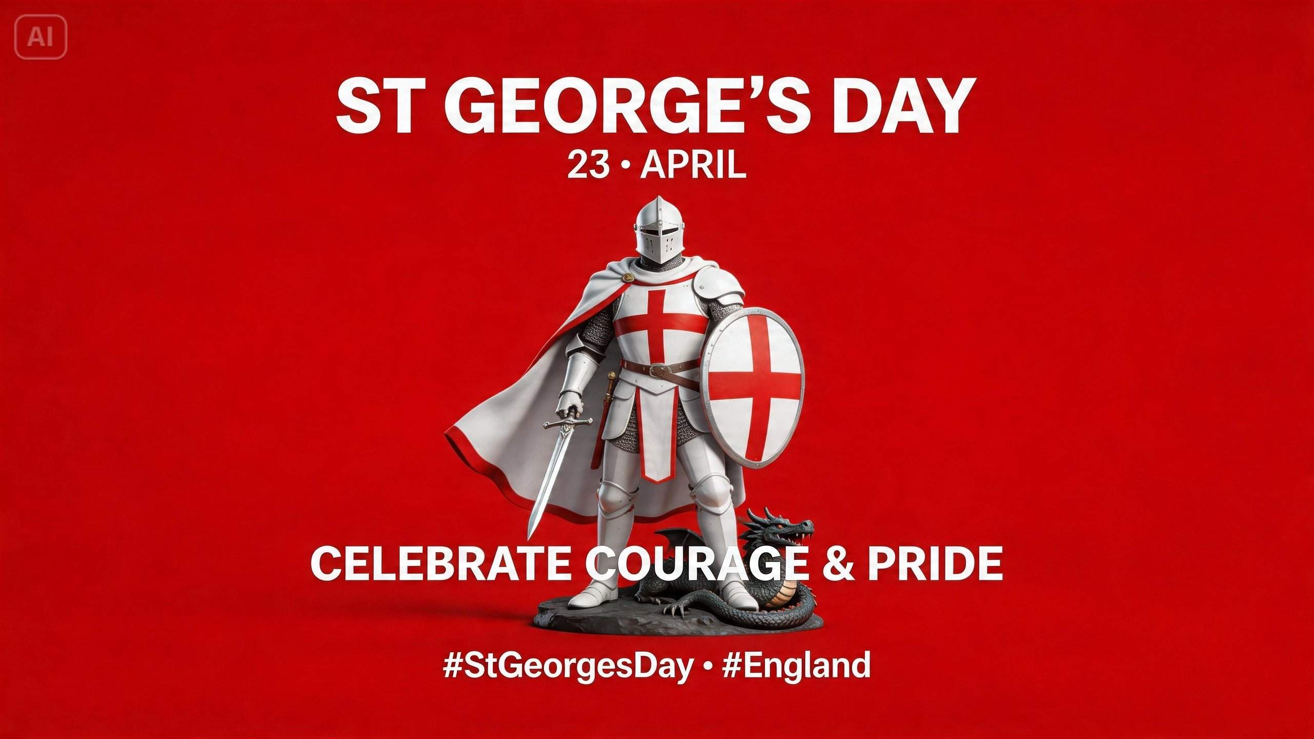 st georges dag affisch uppmanas