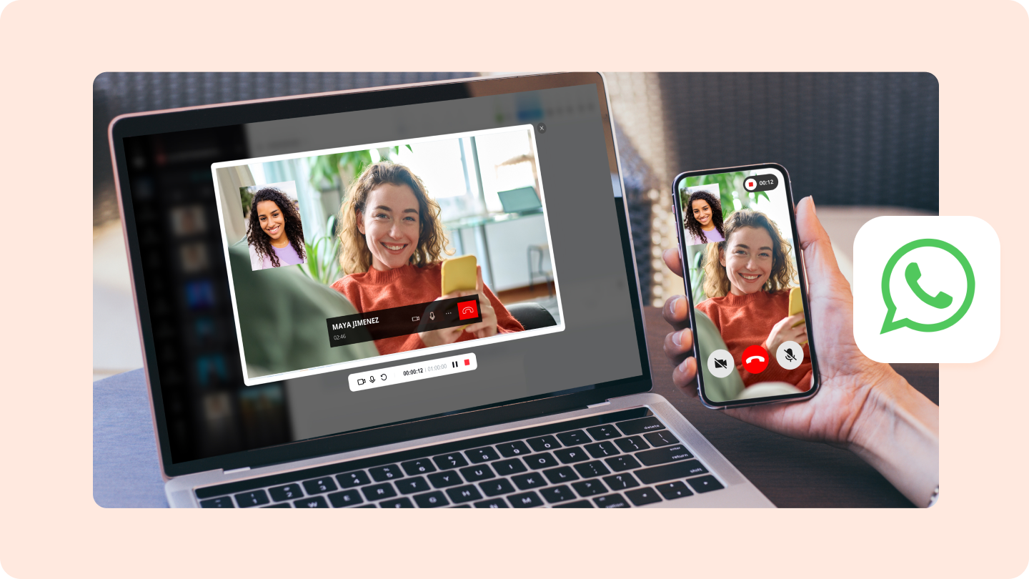 Android、iPhone、またはデスクトップでWhatsAppビデオ通話を録画する方法は?