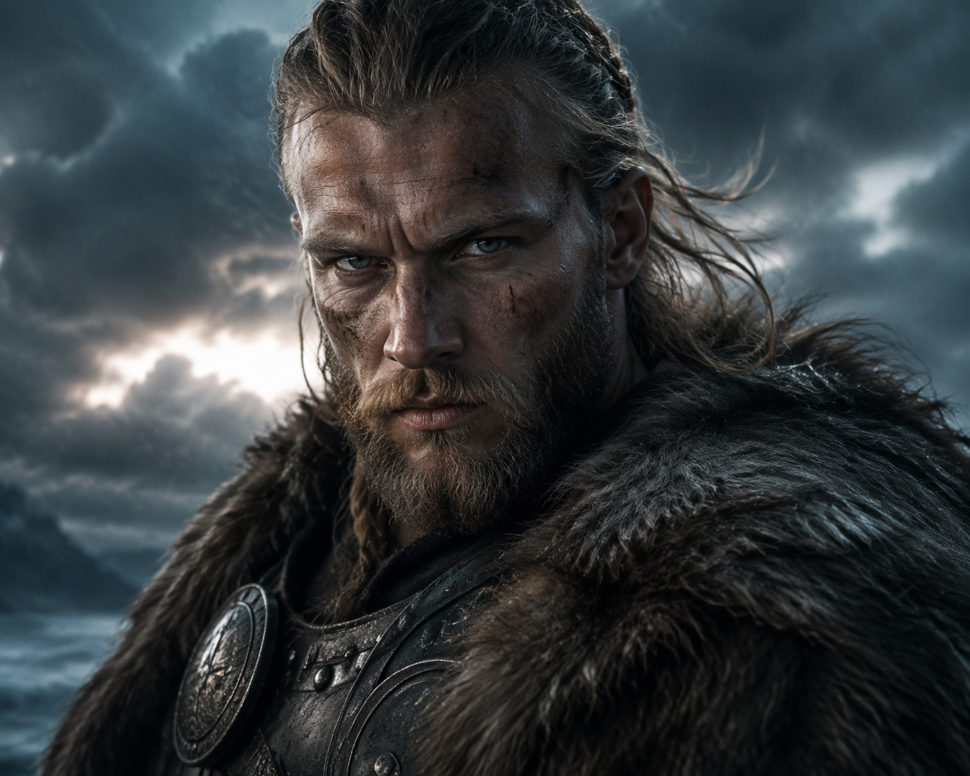 Dreamina AI Viking generatore di ritratti esempio video 2: Torchlit Warrior Portrait