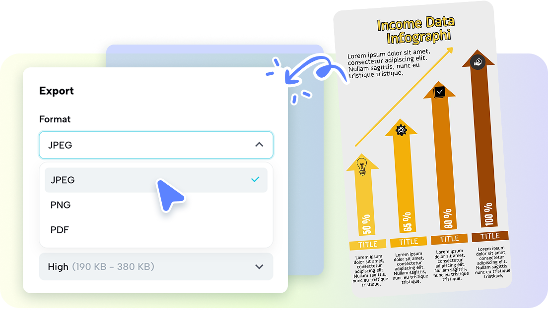 มีตัวเลือกหลายรูปแบบพร้อมการส่งออกที่ไร้ที่ติ