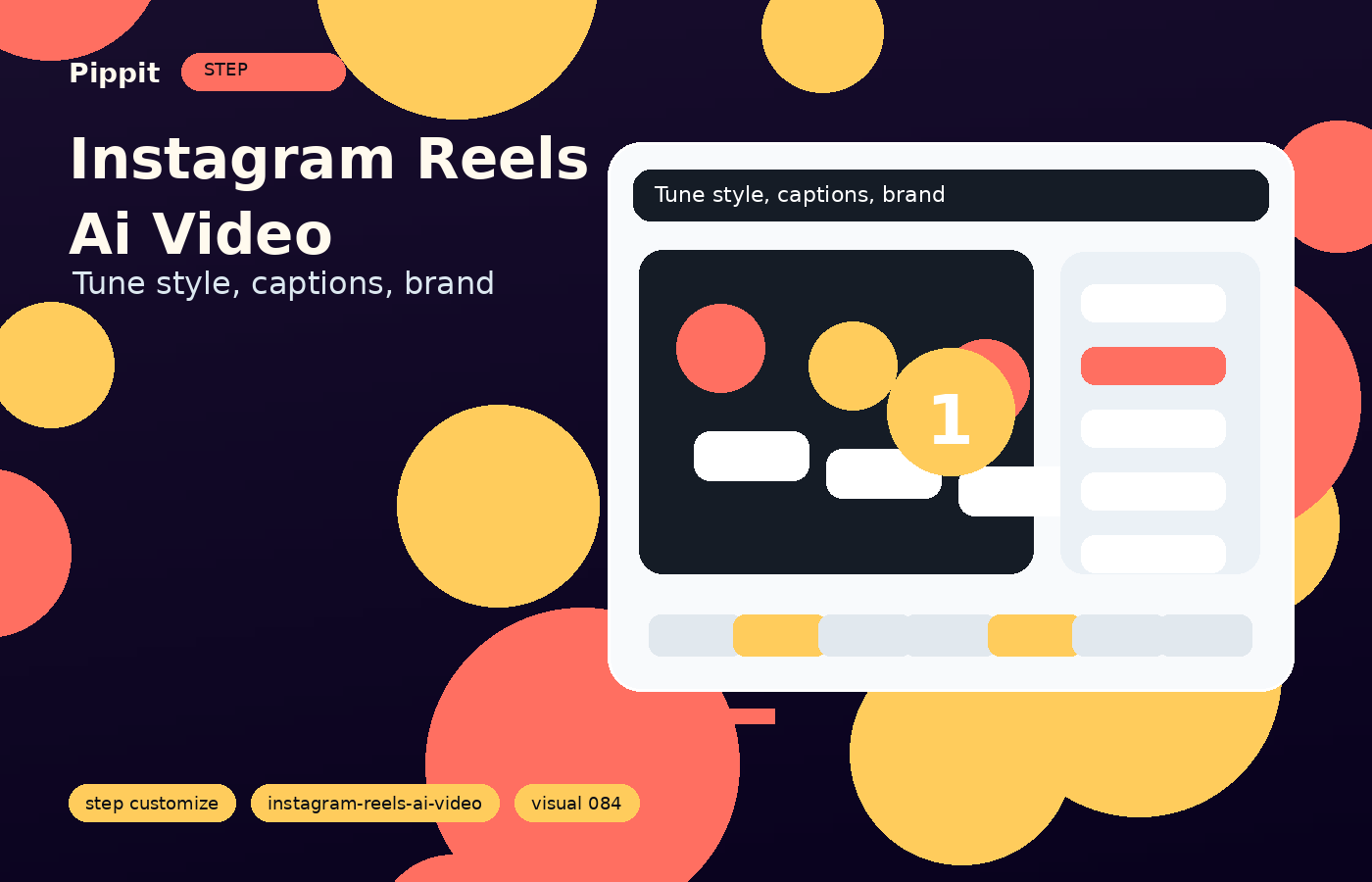 instagram reels ai video generator customization workflow in Pippit