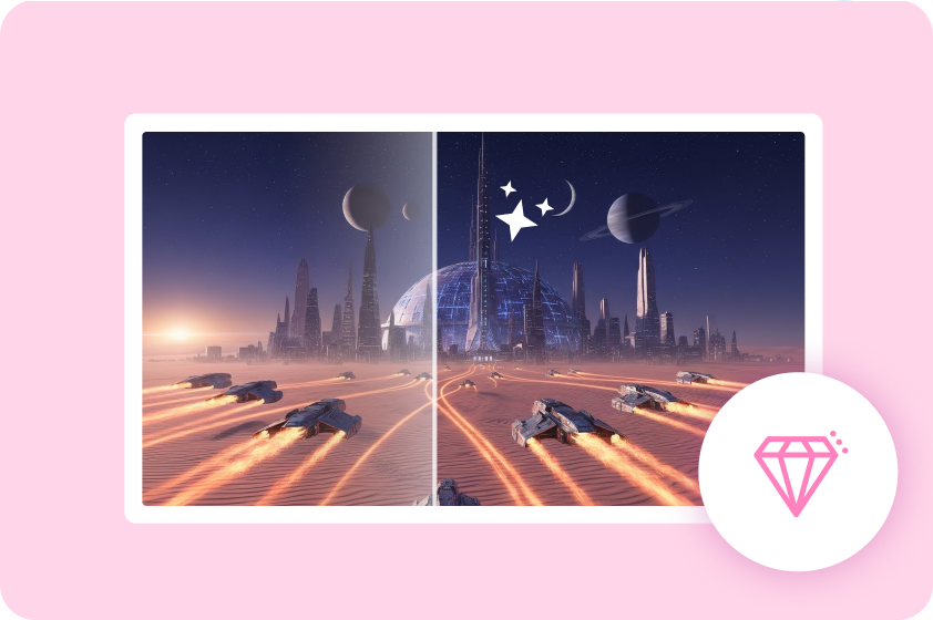 Gere visuais de ficção científica de alta qualidade com Dreamina