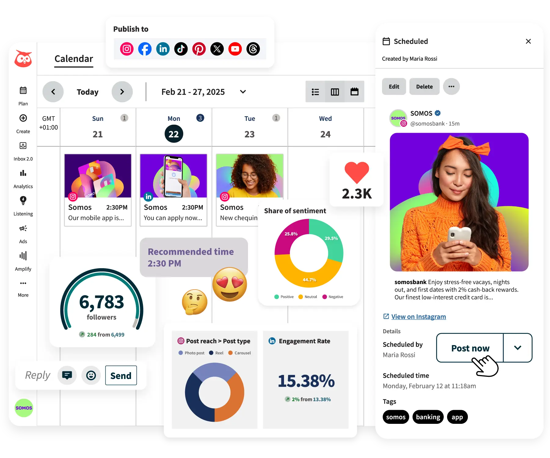 Hootsuite content analysis