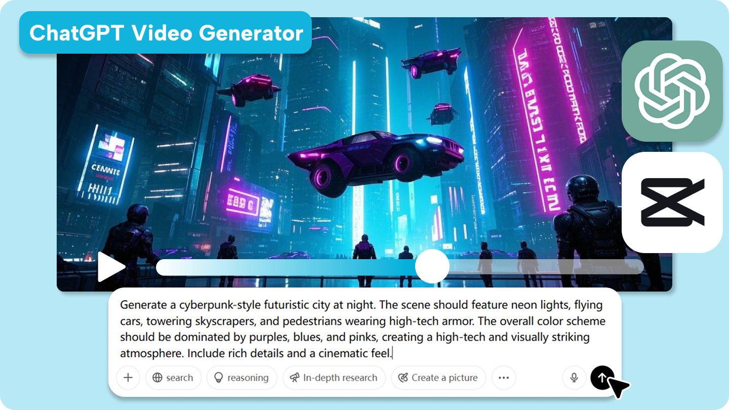 Chat gpt video generator Trabalhos, Emprego | Freelancer