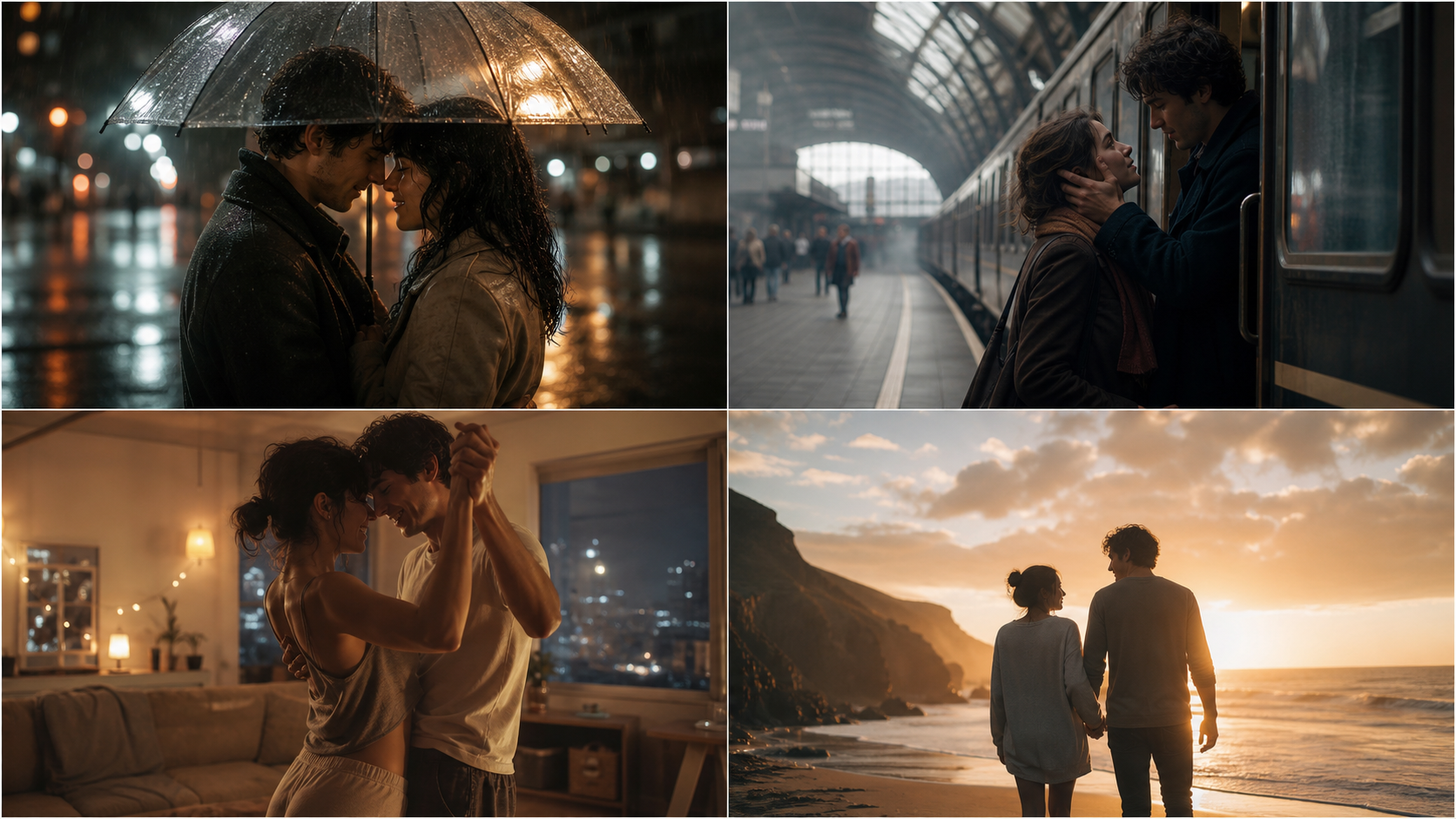 Viral Cinematic AI Love Story Video example created for Dreamina