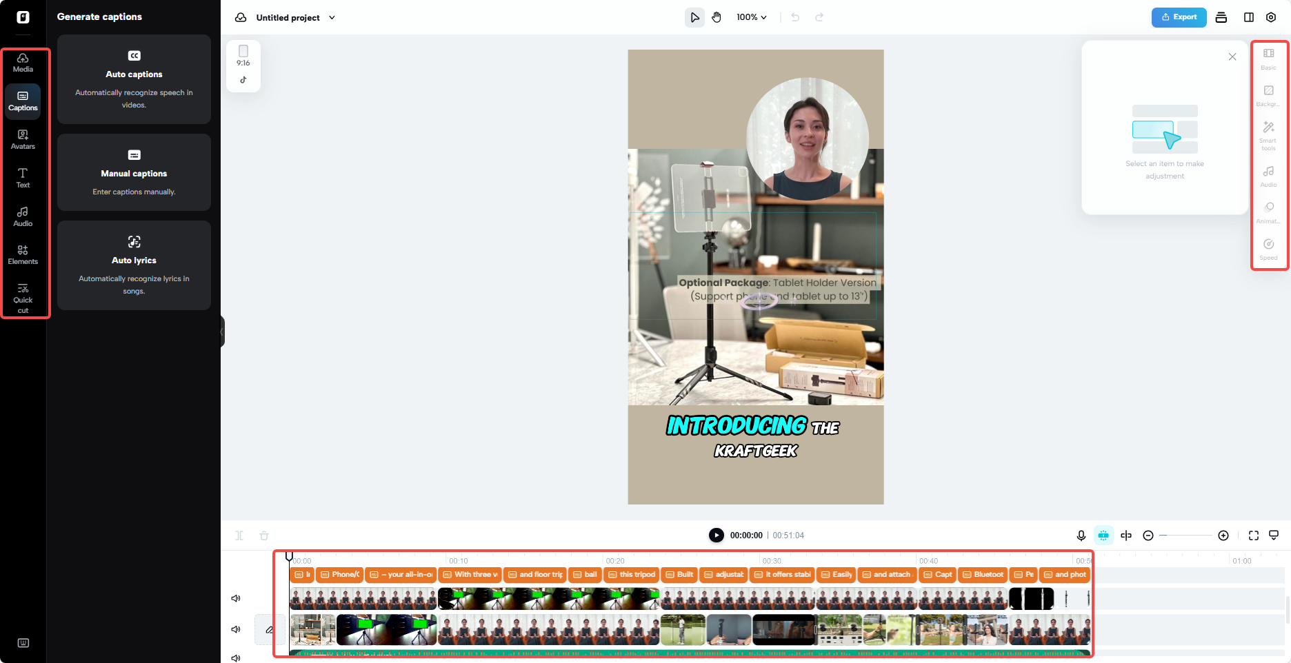 Robust video editing
