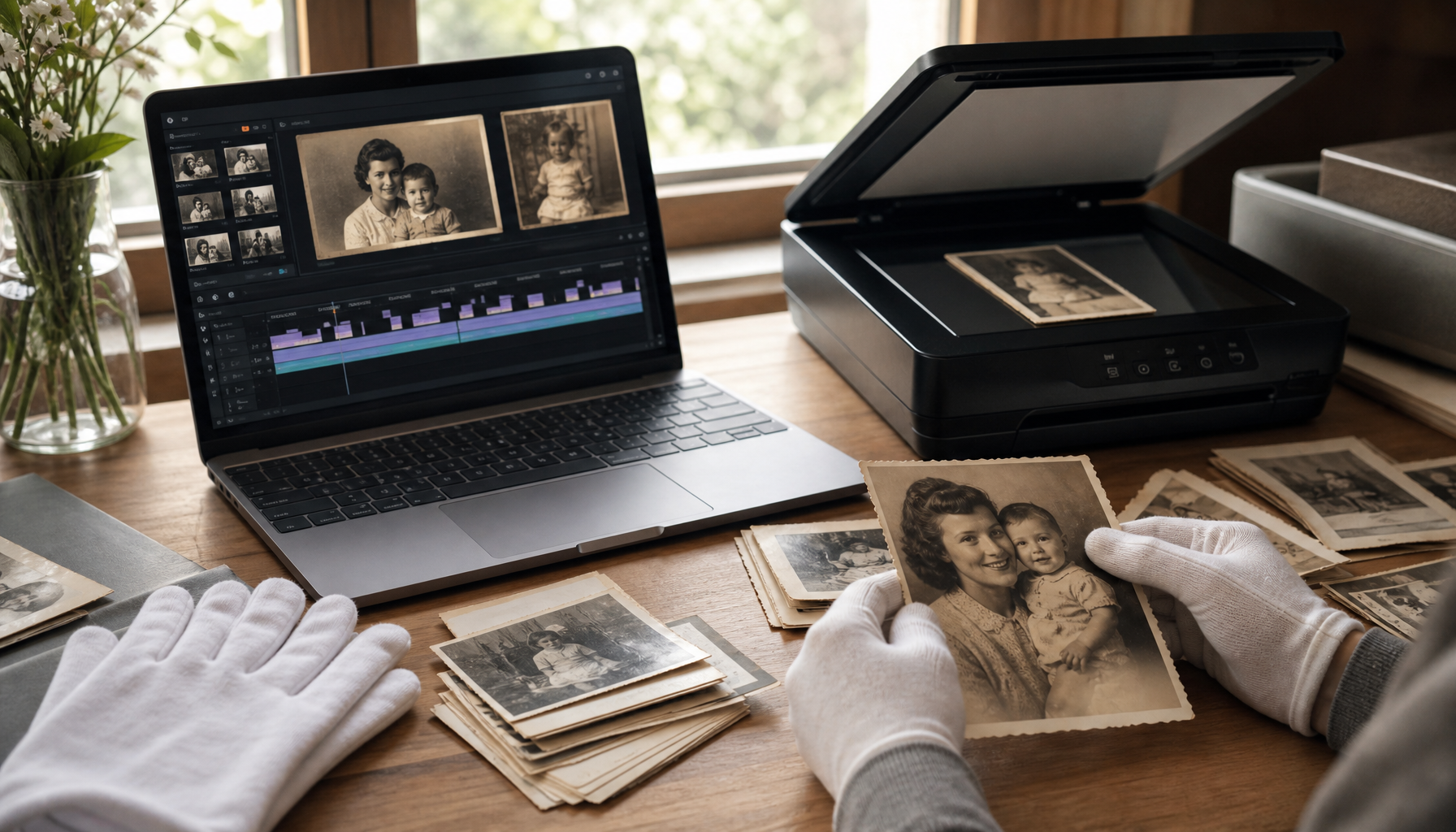 How to Use AI Photo Restoration to Create a Heartfelt Mother’s Day Tribute Video