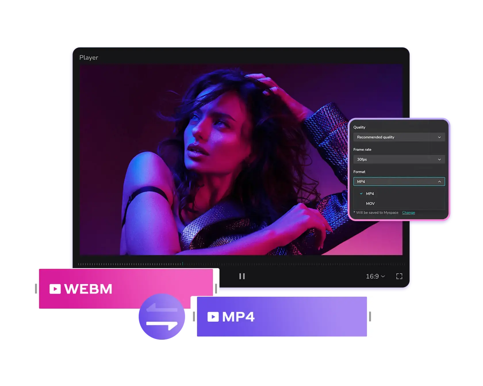 Μετατρέψτε το WEBM σε MP4 δωρεάν