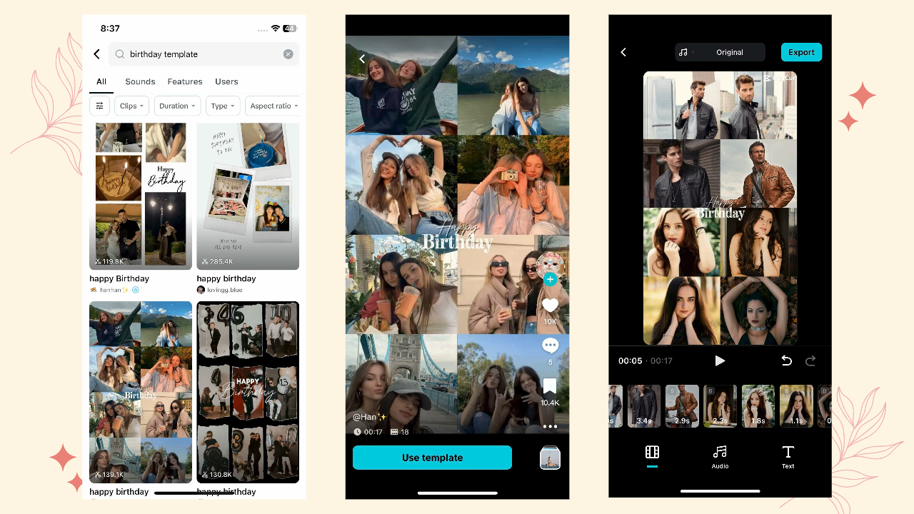 CapCut App: Your go-to tool for birthday templates