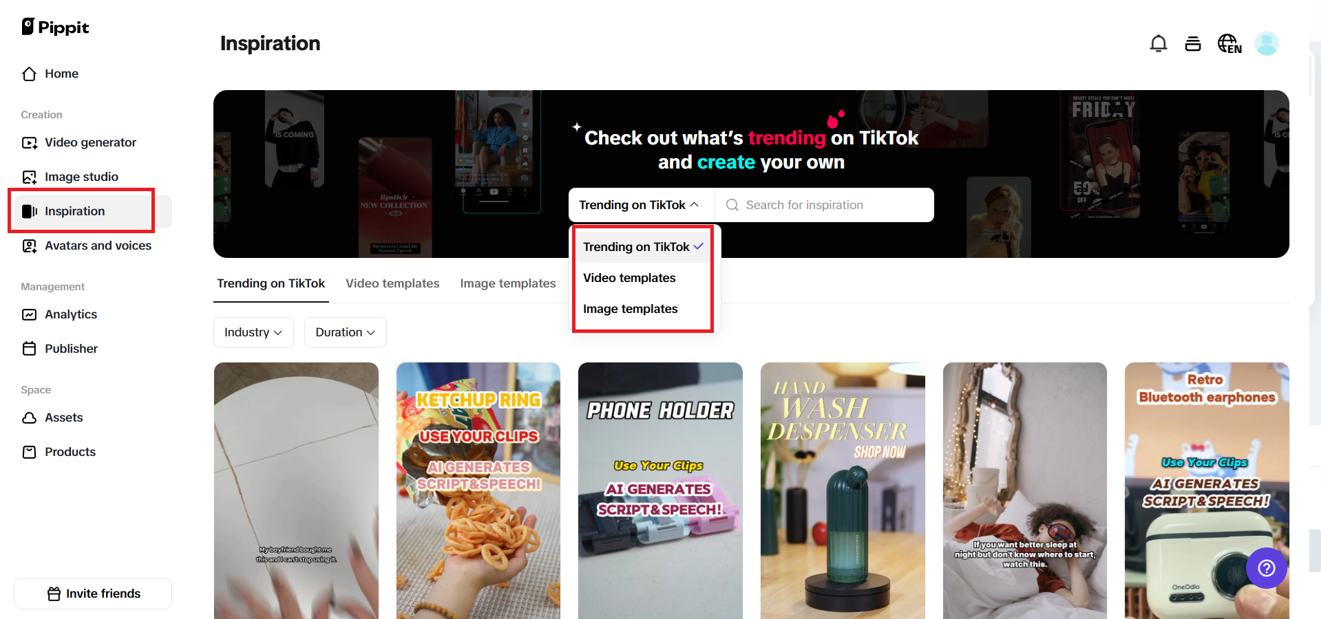 High-quality image poster & video templates