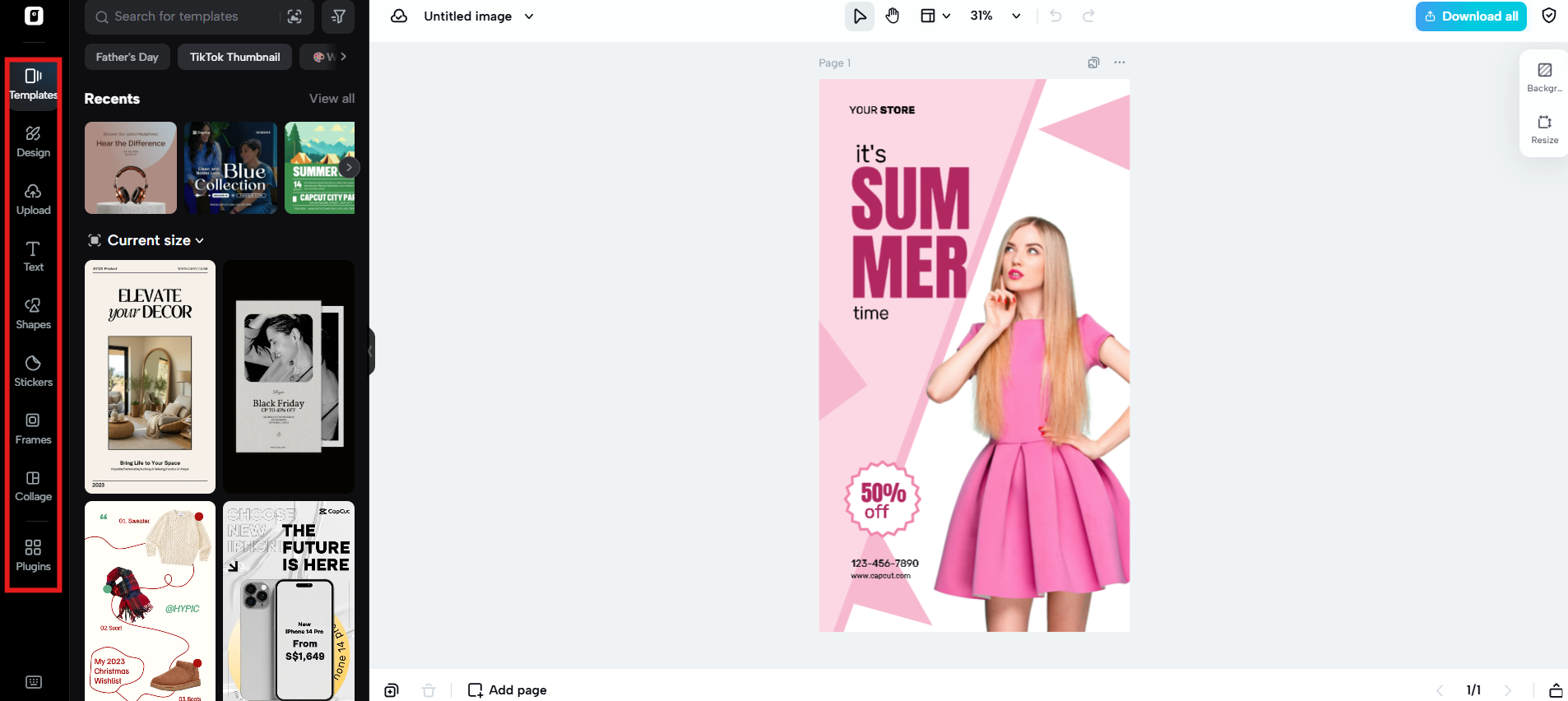 I-customize ang mga visual.