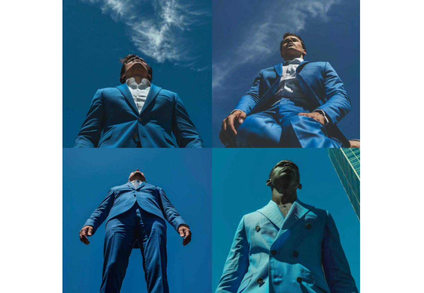 Low angle image of a man