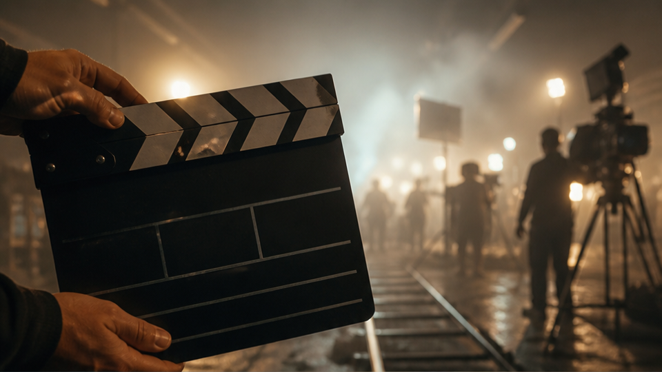 Otwarcie po przykładzie podpowiedzi filmu 1 - Pusty teatr otwierany w ruch za kulisami