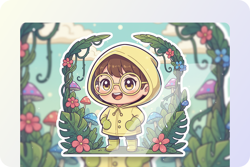 Personal sticker designs