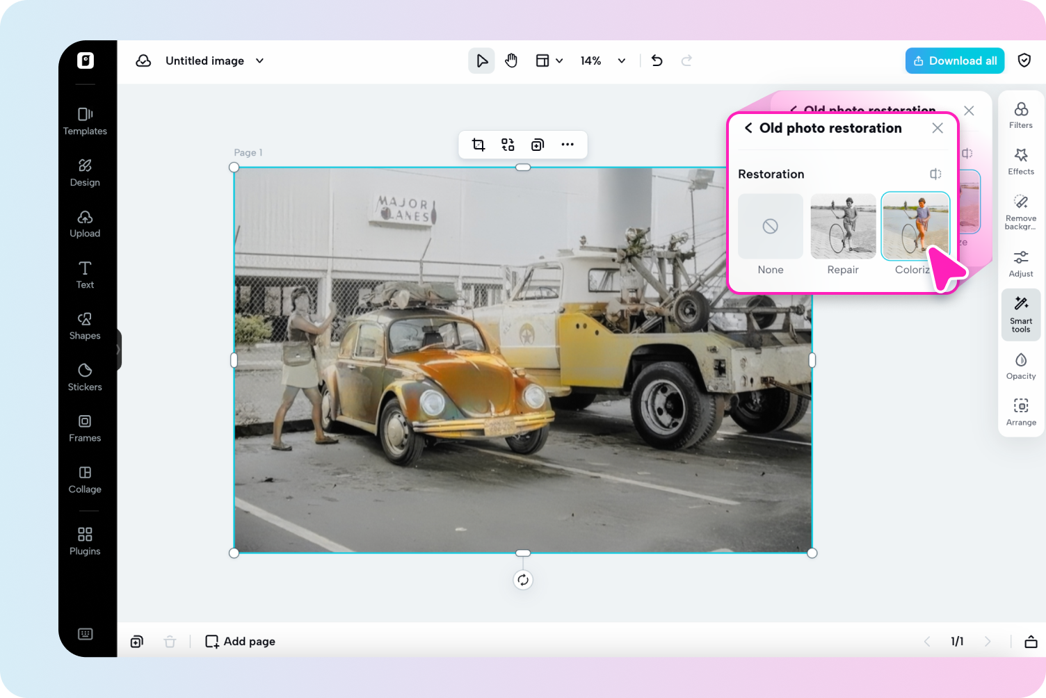 Repair your old photo