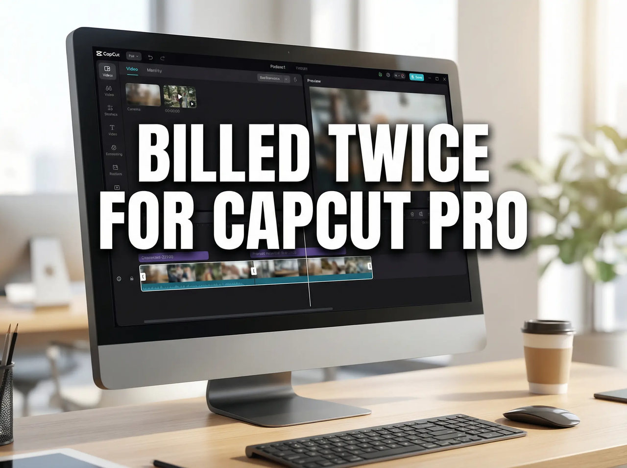 billed twice for CapCut Pro