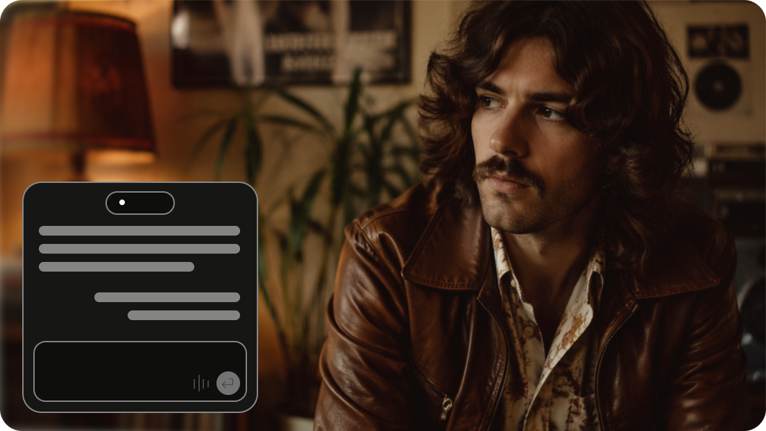 Chat with an AI agent that creates as you talk