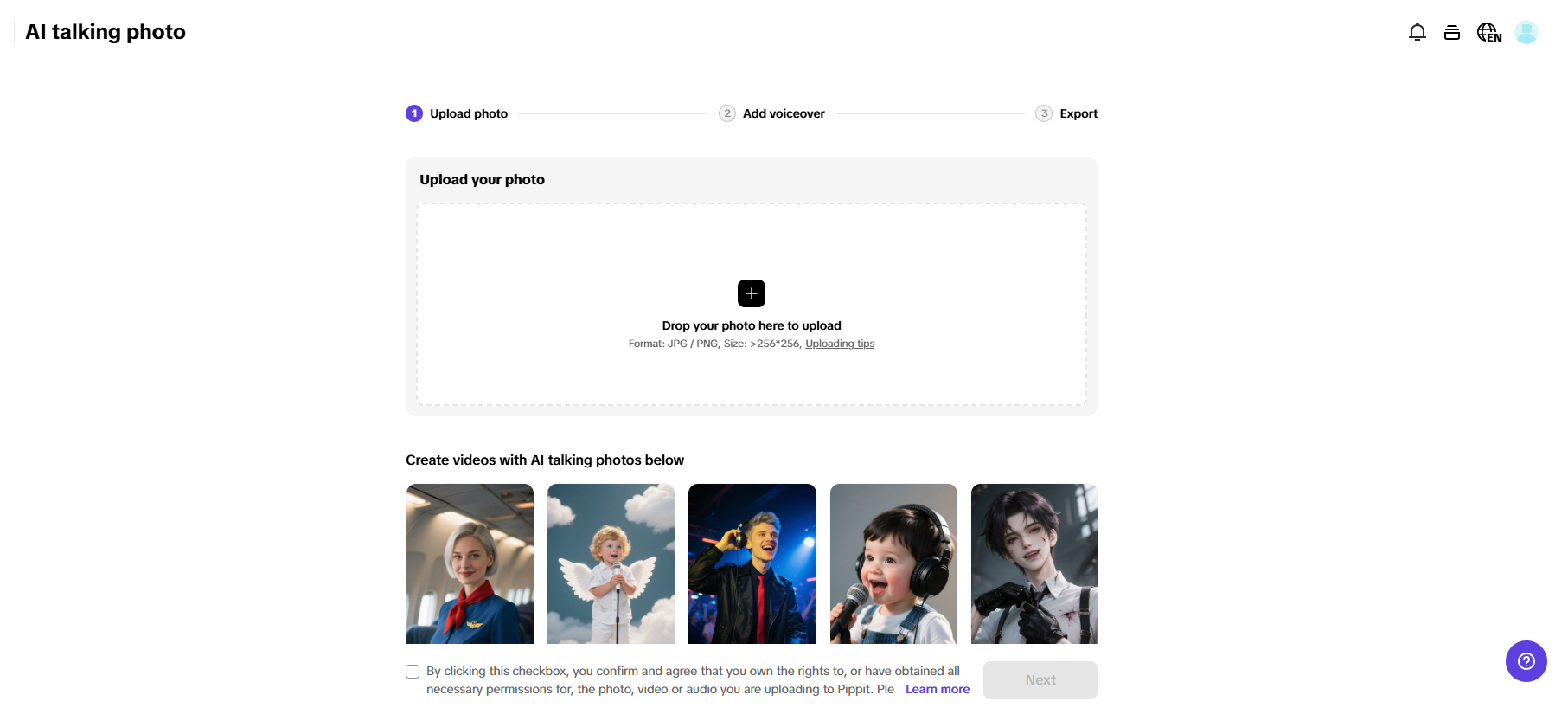 Make your still photo talk
