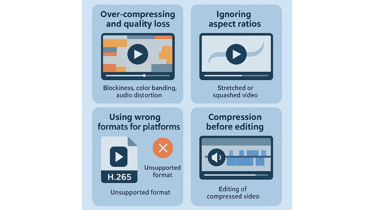 Common video compression mistakes to avoid